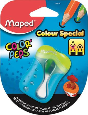 Maped 'ColorPeps' Hegyező, bliszter, kétlyukú, tartályos, vegyes színek