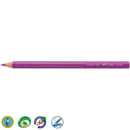 Faber-Castell 'Colour Jumbo Grip' színes ceruza, háromszögletű, sötét lila