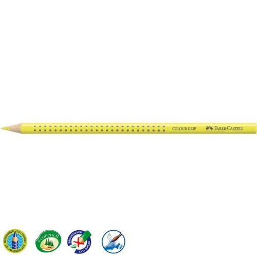 Faber-Castell 'Colour Grip' színes ceruza, háromszögletű, világos sárga