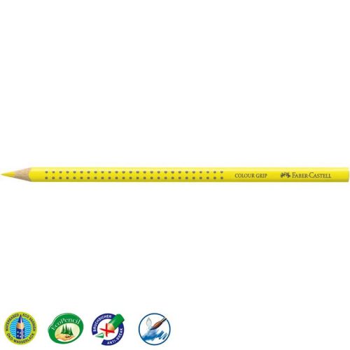 Faber-Castell 'Colour Grip' színes ceruza, háromszögletű, középsárga