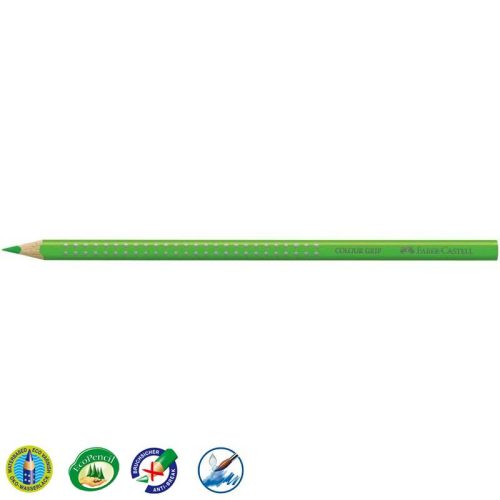 Faber-Castell 'Colour Grip' színes ceruza, háromszögletű, világos zöld
