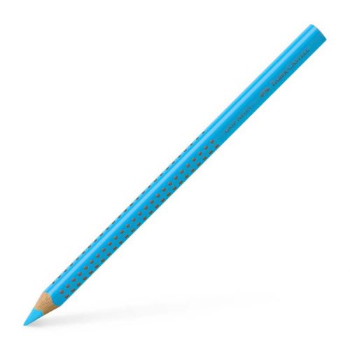 Faber-Castell 'Jumbo Grip Neon' színes ceruza, háromszögletű, neon kék