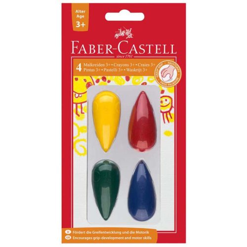 Faber-Castell 'Grip' marokzsírkréta, 4 különböző szín