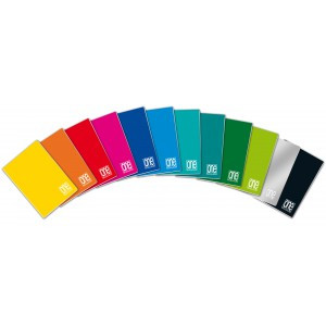 Blasetti One Color A/6 Tűzött füzet  vonalas 40 lap vegyes színek  (1402)
