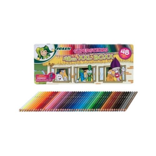 Jolly Kinderfest fémdobozos színes ceruza 48/készlet 3000-0525