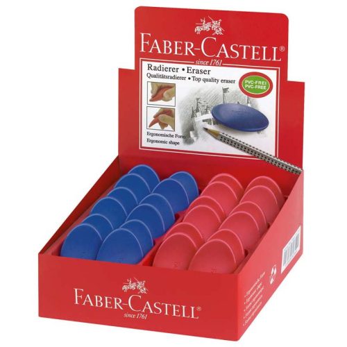 Faber-Castell 'Kosmo Mini Eraser' radír, piros, kék