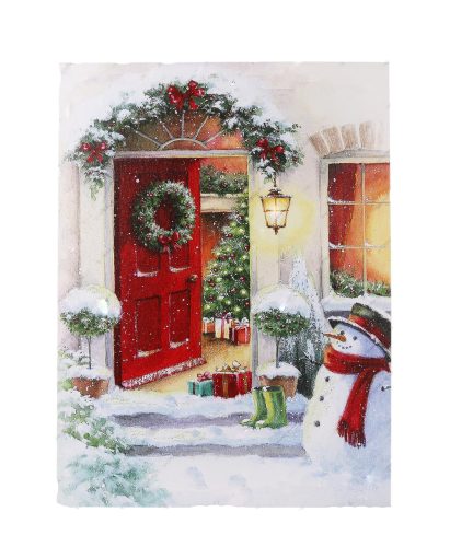 Yala Kép ajtó+hóember (Ledes)