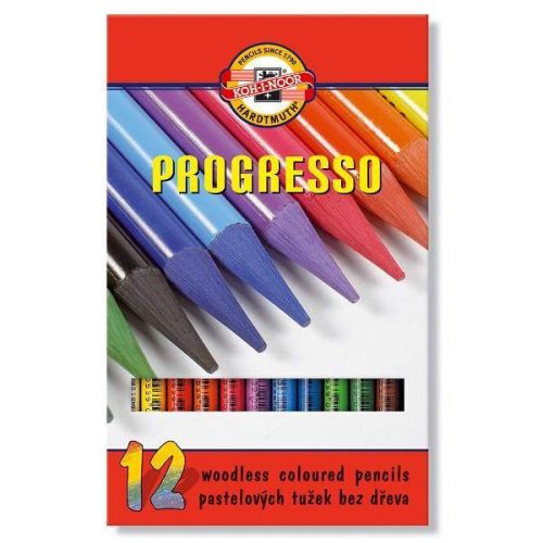 KOH-I-NOOR Progresso Színes Grafitrúd 12 db/készlet (8756)