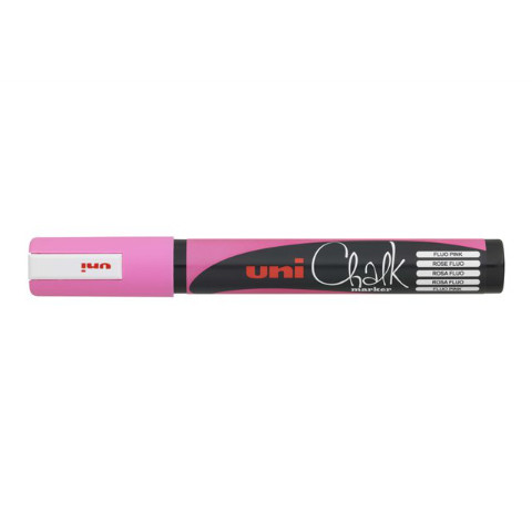 UNI 'PWE-5M' Krétamarker, 1,8-2,5 mm,fluor rózsaszín