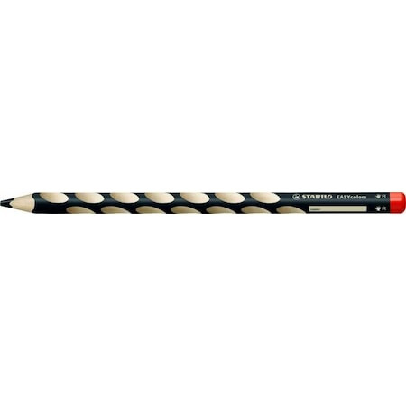 Stabilo 'EasyColours' Színes ceruza, háromszögletű, jobbkezes,fekete