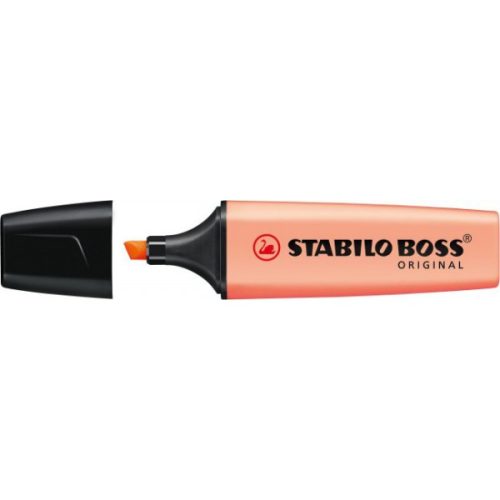 Stabilo "Boss" Szövegkiemelő, 2-5 mm, pasztell barack