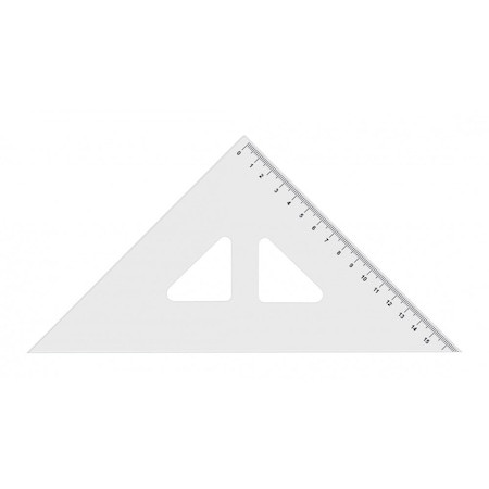 KOH-I-NOOR Háromszög vonalzó, műanyag, 60 °