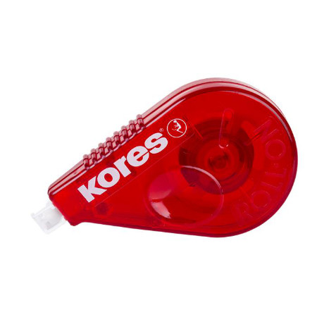 Kores 'Roll-On' hibajavító roller, 4,2mm x 15m, piros