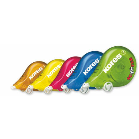 Kores 'Coloured Scooter' hibajavító roller, 4,2mm x 8m, különböző színek