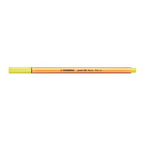 Stabilo Point 88 Tűfilc,neon sárga,0,4 mm