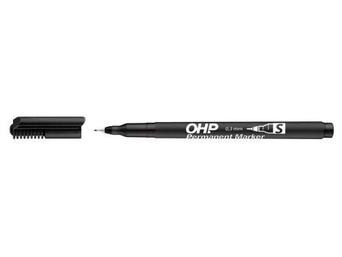 ICO Alkoholos marker, OHP, 0,3 mm, S, fekete