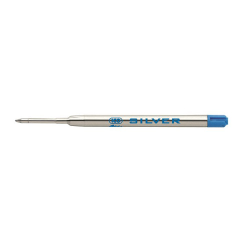 ICO 'Silver', kék, golyóstollbetét, 0,8 mm, góliát