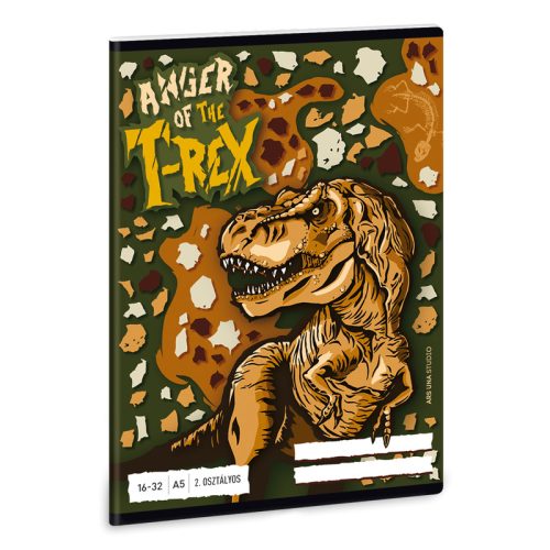 Ars Una 'Anger Of The T-Rex' füzet, A5, 2.osztály ,16-32
