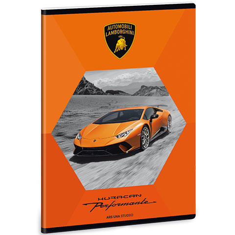 Ars Una 'Lamborghini Huracan' füzet, A5, 2.osztály ,16-32
