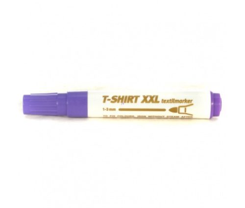 ICO 'XXL T-Shirt' Textilmarker, 1-3 mm, kúpos, lila