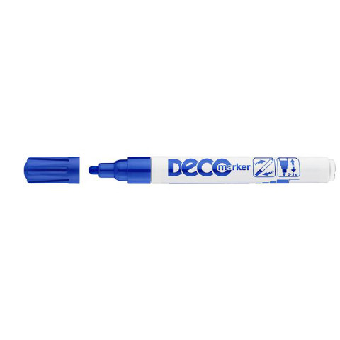ICO 'Decomarker'  Lakkmarker, 2-4 mm, kék