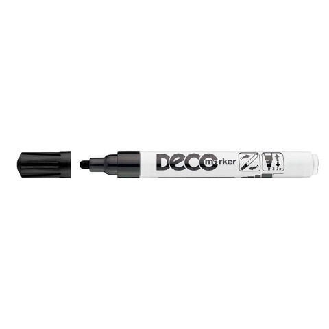 ICO 'Decomarker' Lakkmarker, 2-4 mm,fekete