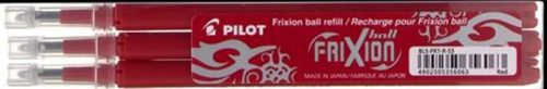 Pilot 'Frixion Ball/Clicker' törölhető rollertoll betét, 0,35mm, piros