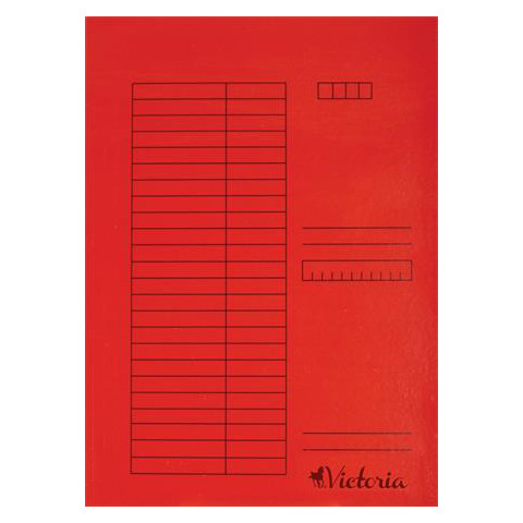 Victoria Gyorsfűző, karton, A4, piros