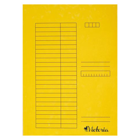 Victoria Pólyás dosszié, karton, A4, sárga