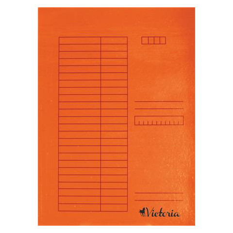 Victoria Pólyás dosszié, karton, A4,  narancs