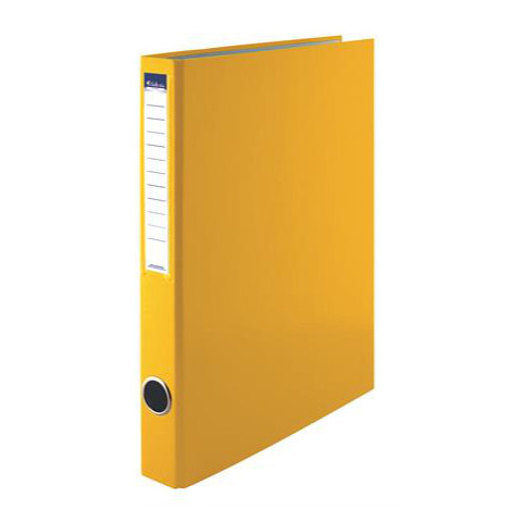 Victoria Gyűrűs könyv, 2 gyűrű, 35 mm, A4, PP/karton, sárga