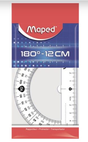 Maped "Essentials" Szögmérő műanyag 180' 