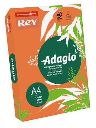 Adagio Színes másolópapír A/4 80 g intenzív narancssárga