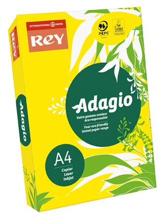 Adagio Színes másolópapír A/4 80 g intenzív sárga