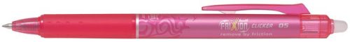 Pilot 'Frixion Ball Clicker' törölhető rollertoll, 0,25mm, nyomógombos, rózsaszín (0,5)