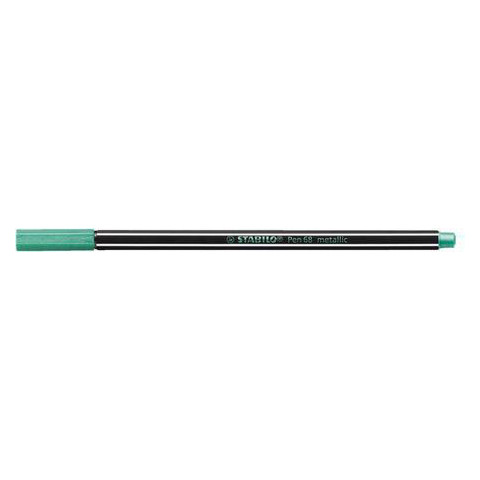 Stabilo 'Pen 68 Metallic' rostirón, 1,4mm, metál zöld